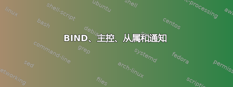 BIND、主控、从属和通知