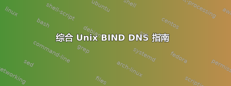 综合 Unix BIND DNS 指南 