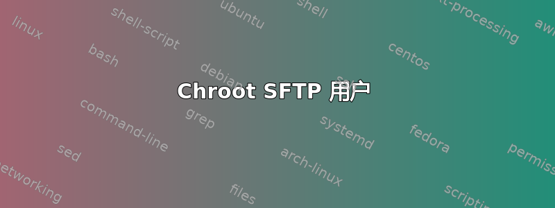 Chroot SFTP 用户