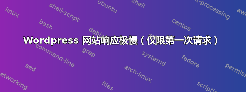 Wordpress 网站响应极慢（仅限第一次请求）