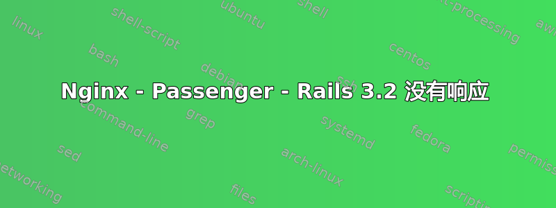 Nginx - Passenger - Rails 3.2 没有响应