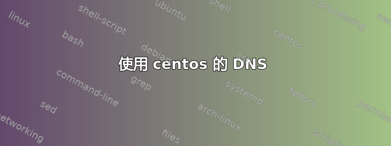 使用 centos 的 DNS