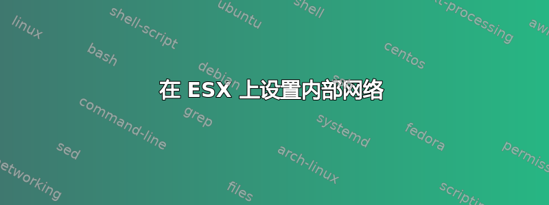 在 ESX 上设置内部网络