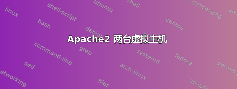 Apache2 两台虚拟主机