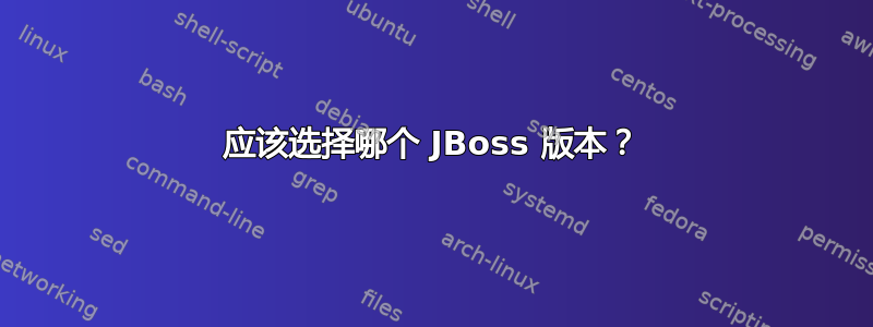 应该选择哪个 JBoss 版本？