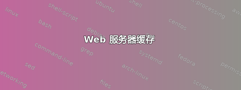 Web 服务器缓存