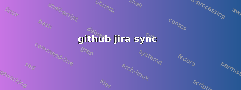 github jira sync 