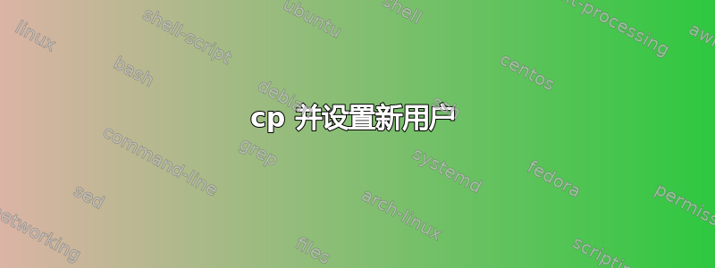 cp 并设置新用户