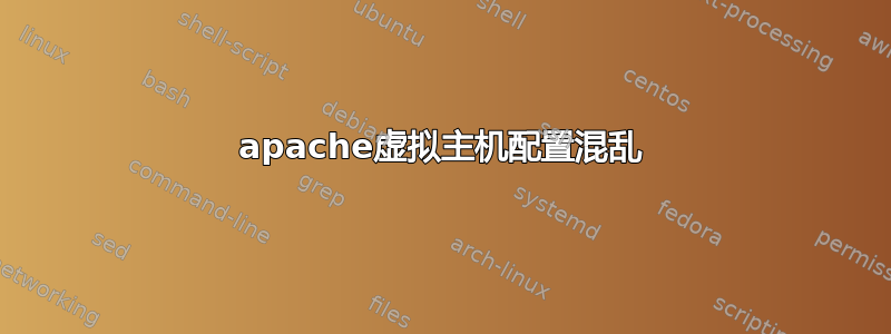 apache虚拟主机配置混乱