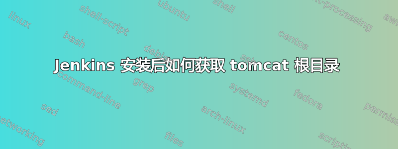 Jenkins 安装后如何获取 tomcat 根目录