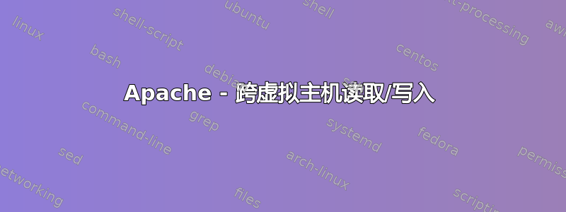 Apache - 跨虚拟主机读取/写入