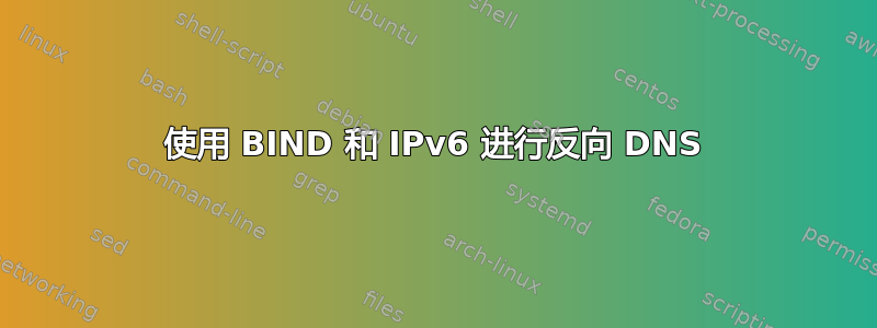 使用 BIND 和 IPv6 进行反向 DNS