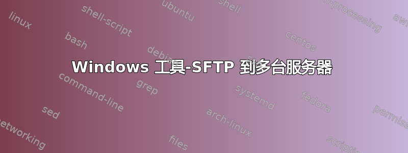 Windows 工具-SFTP 到多台服务器