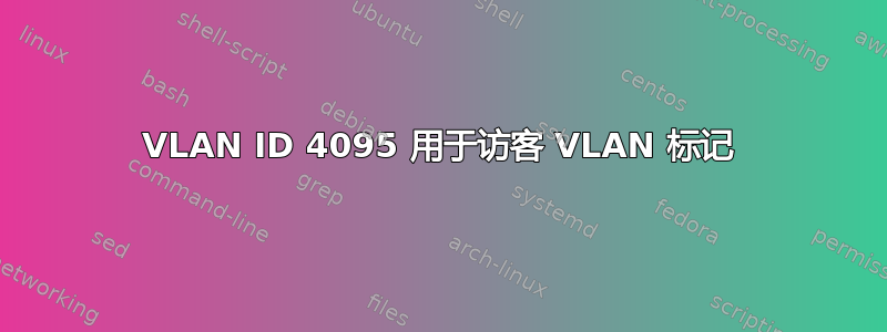 VLAN ID 4095 用于访客 VLAN 标记