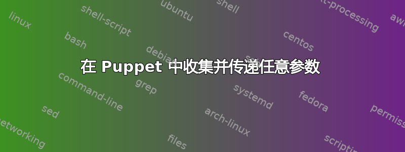 在 Puppet 中收集并传递任意参数