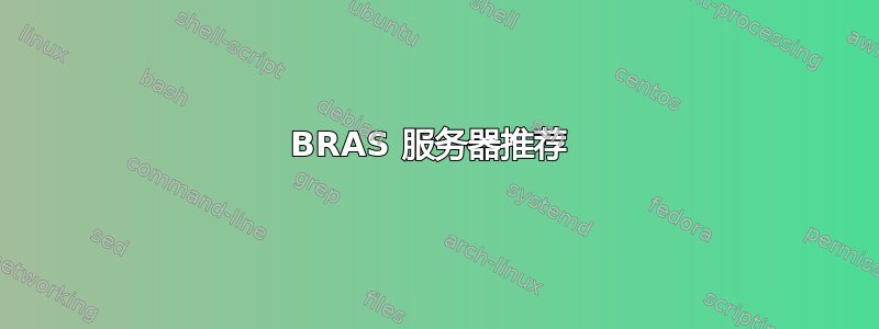 BRAS 服务器推荐 