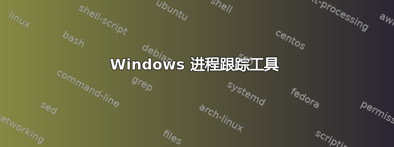 Windows 进程跟踪工具