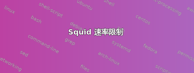 Squid 速率限制