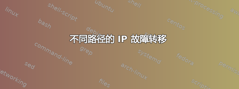 不同路径的 IP 故障转移