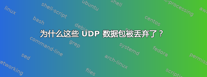 为什么这些 UDP 数据包被丢弃了？