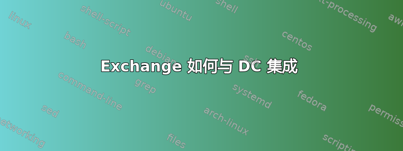 Exchange 如何与 DC 集成