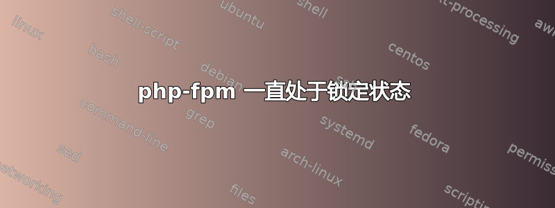 php-fpm 一直处于锁定状态