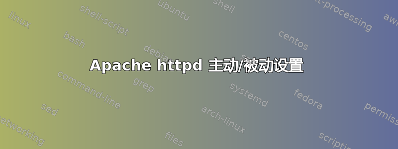 Apache httpd 主动/被动设置