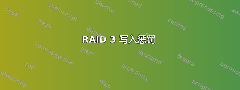 RAID 3 写入惩罚