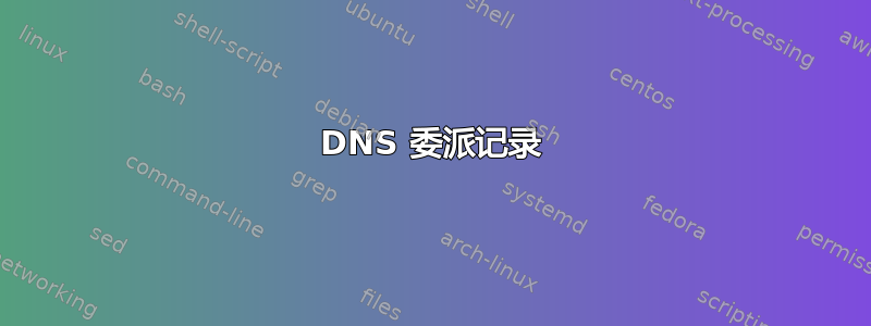 DNS 委派记录