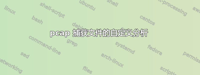 pcap 捕获文件的自定义分析