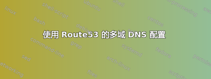 使用 Route53 的多域 DNS 配置