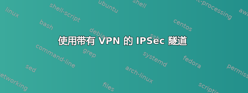 使用带有 VPN 的 IPSec 隧道