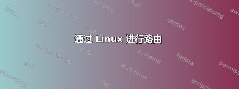 通过 Linux 进行路由