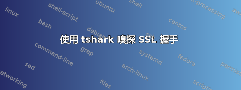 使用 tshark 嗅探 SSL 握手