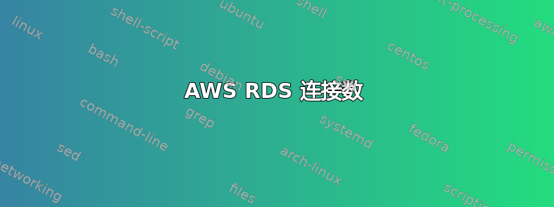 AWS RDS 连接数