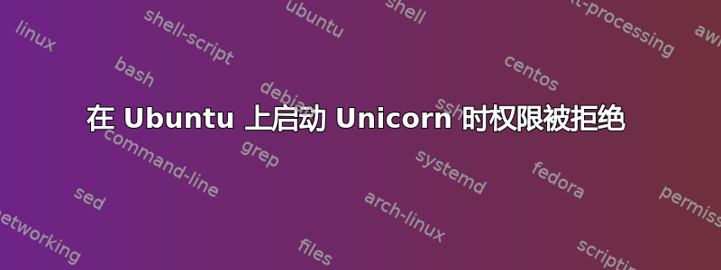 在 Ubuntu 上启动 Unicorn 时权限被拒绝