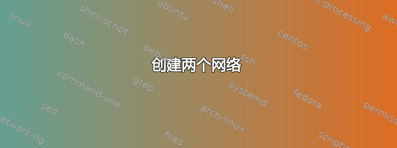 创建两个网络