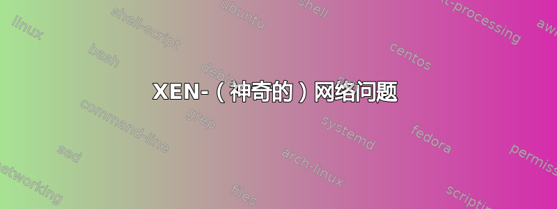 XEN-（神奇的）网络问题