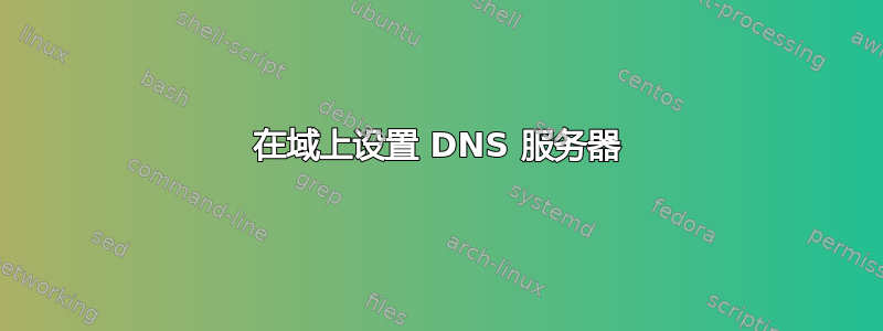 在域上设置 DNS 服务器