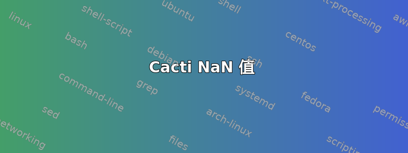 Cacti NaN 值