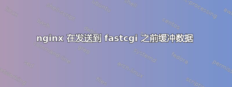 nginx 在发送到 fastcgi 之前缓冲数据