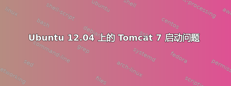 Ubuntu 12.04 上的 Tomcat 7 启动问题