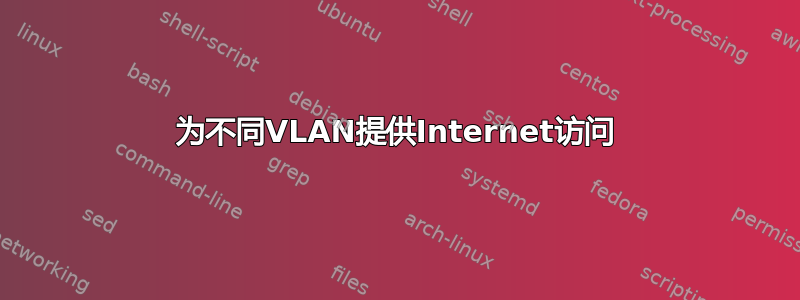 为不同VLAN提供Internet访问