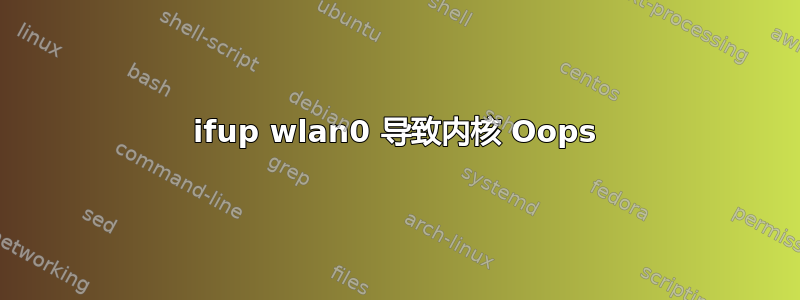 ifup wlan0 导致内核 Oops