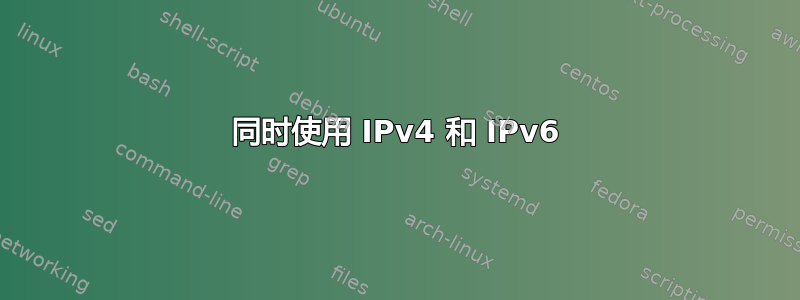 同时使用 IPv4 和 IPv6