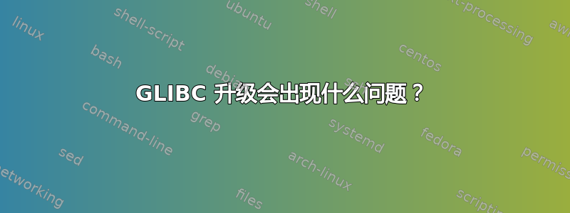 GLIBC 升级会出现什么问题？