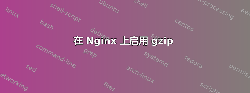 在 Nginx 上启用 gzip