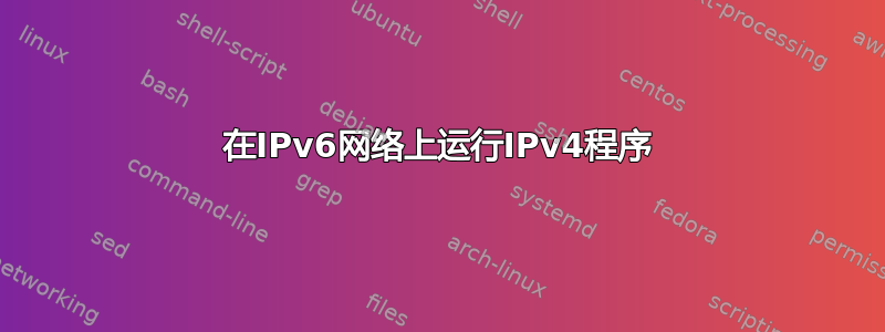 在IPv6网络上运行IPv4程序