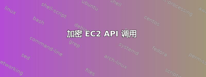 加密 EC2 API 调用