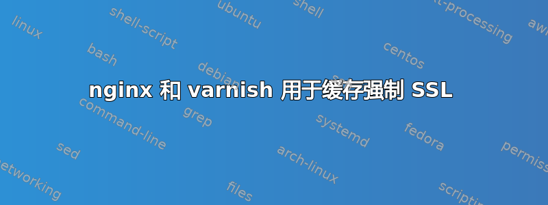 nginx 和 varnish 用于缓存强制 SSL